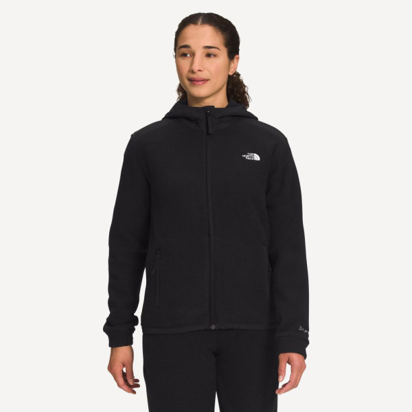 Куртка флисовая Alpine Polartec 200 Full Zip Hooded Wm (Женский; XS; Black)